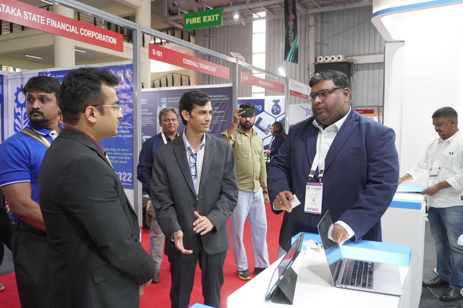 Nebula iXDR product launch by Karnataka IT Minister Priyank Kharge at Bengaluru Tech Summit 2025